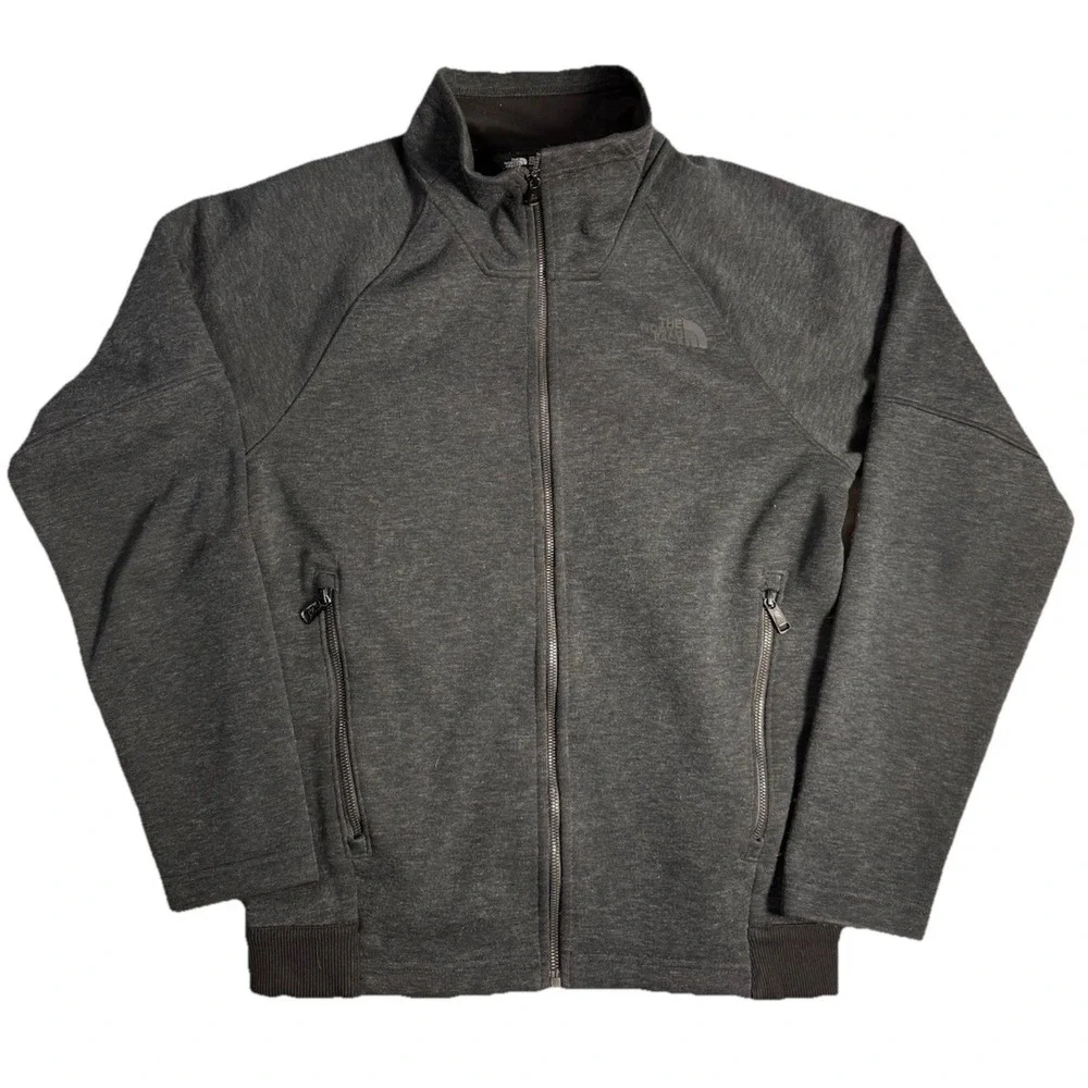 The North Face Dark Gray Long-Sleeve‎ Far Northern Full Zip Fleece Jacket Small